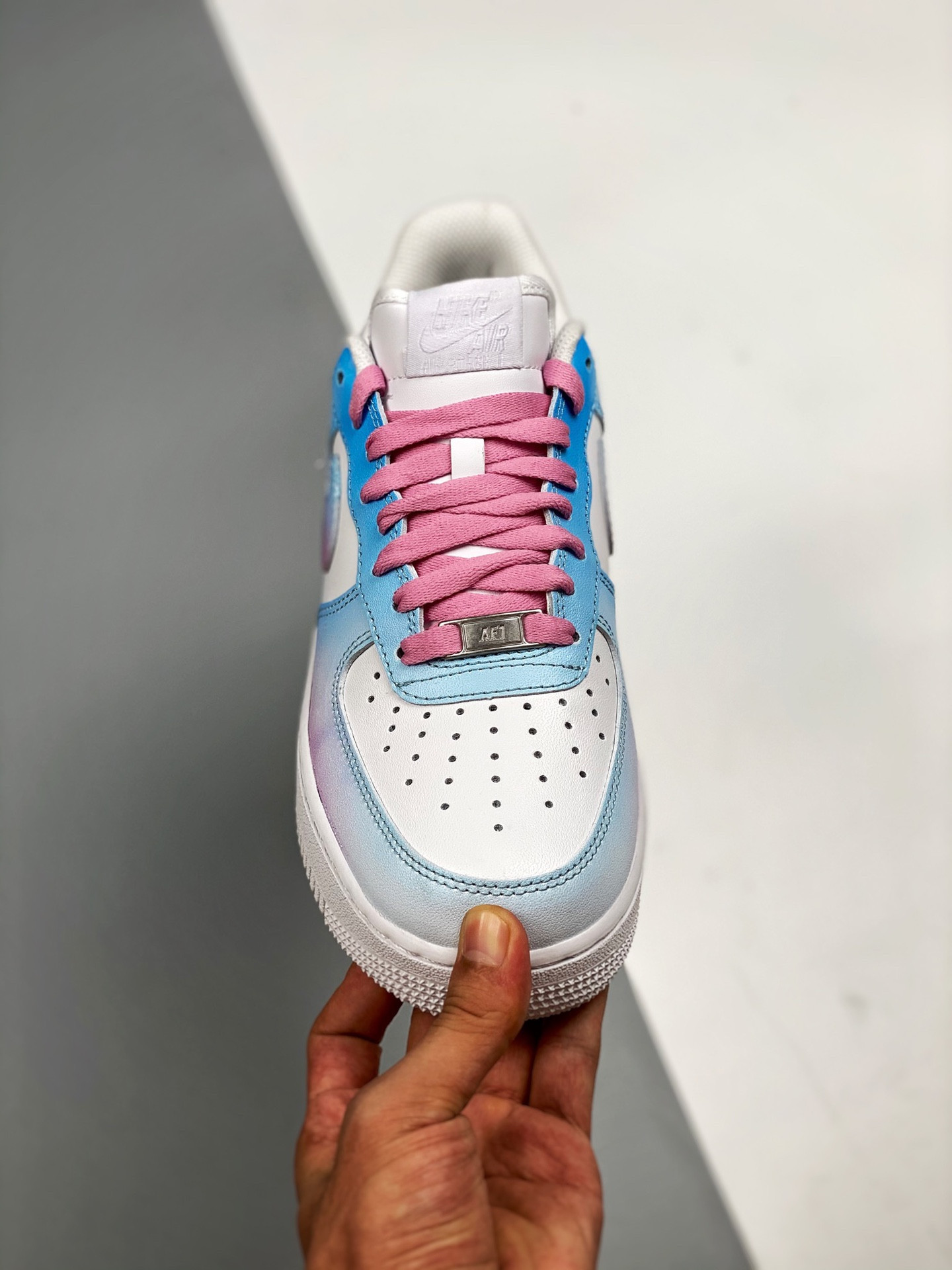 Custom Nike Air Force 1 Low ‘I Love You’ White/Multi For Sale