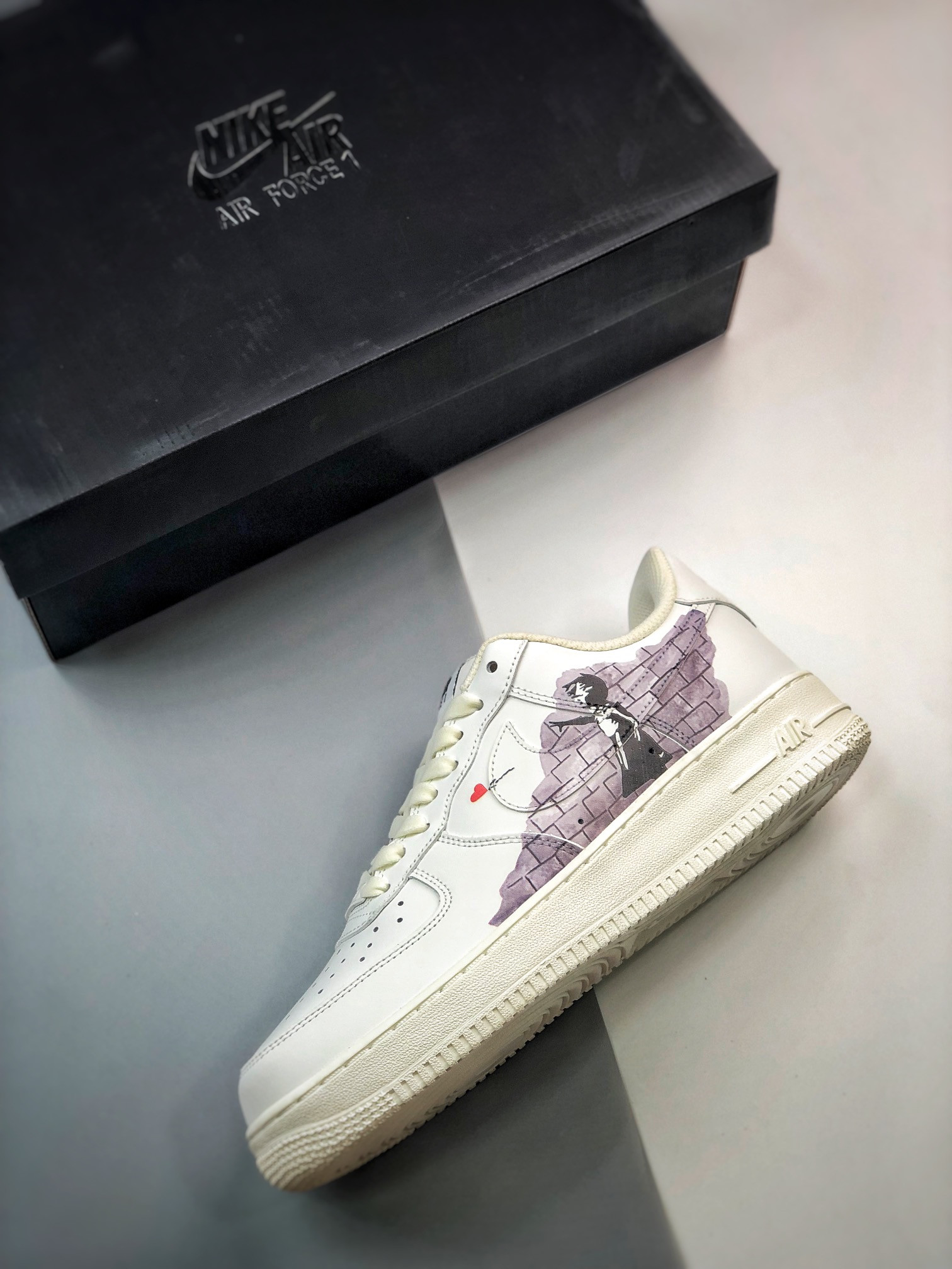 Custom Nike Air Force 1 Low From Paris With Love For Sale