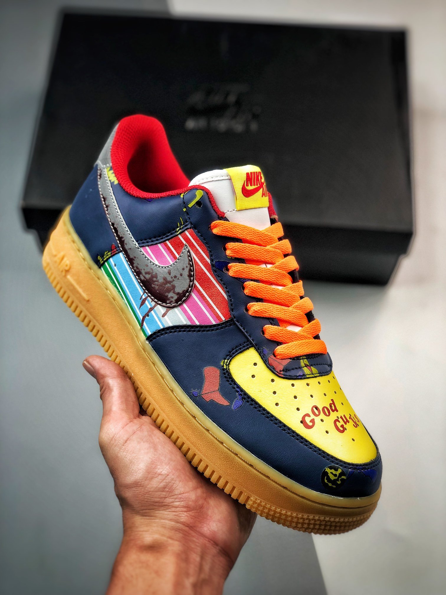 Custom Nike Air Force 1 Low Good Guys For Sale