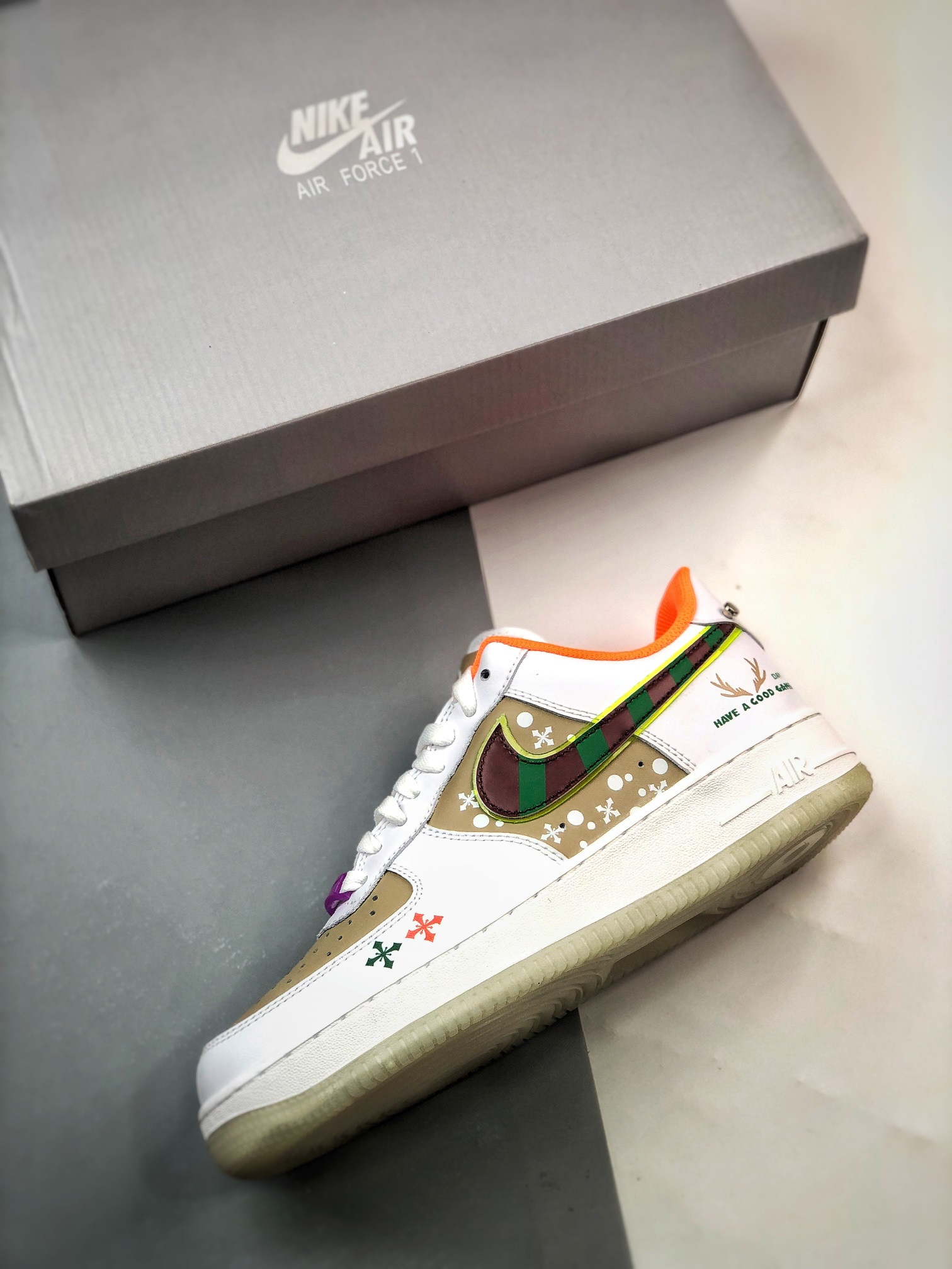 Custom Nike Air Force 1 Low Have a Good Game For Sale
