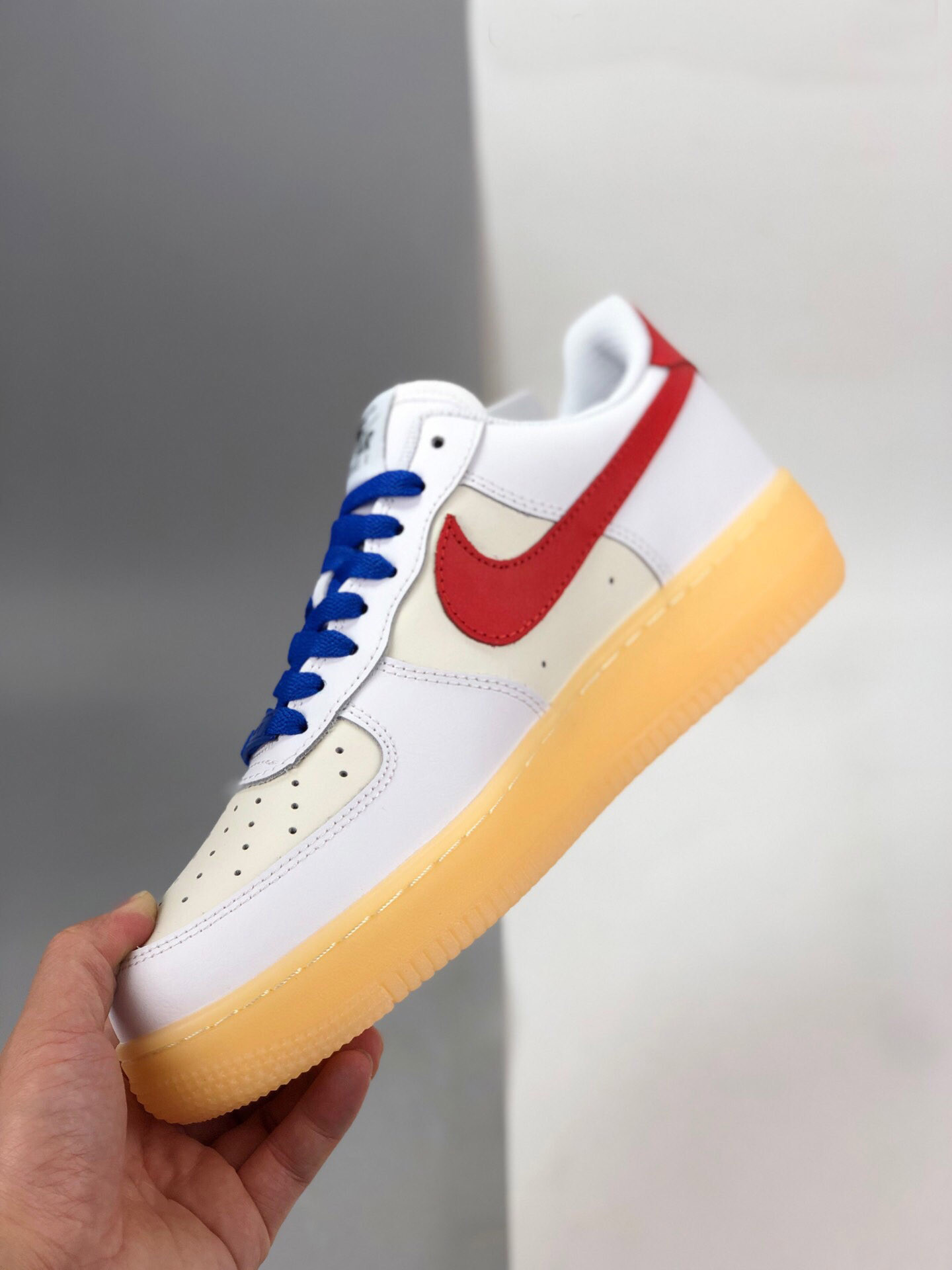 Custom Nike Air Force 1 Low White/Red For Sale