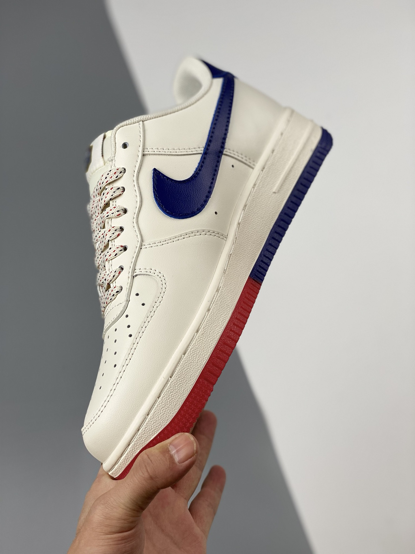 Custom Nike Air Force 1 Low ‘World Cup 2022’ White Blue Red For Sale