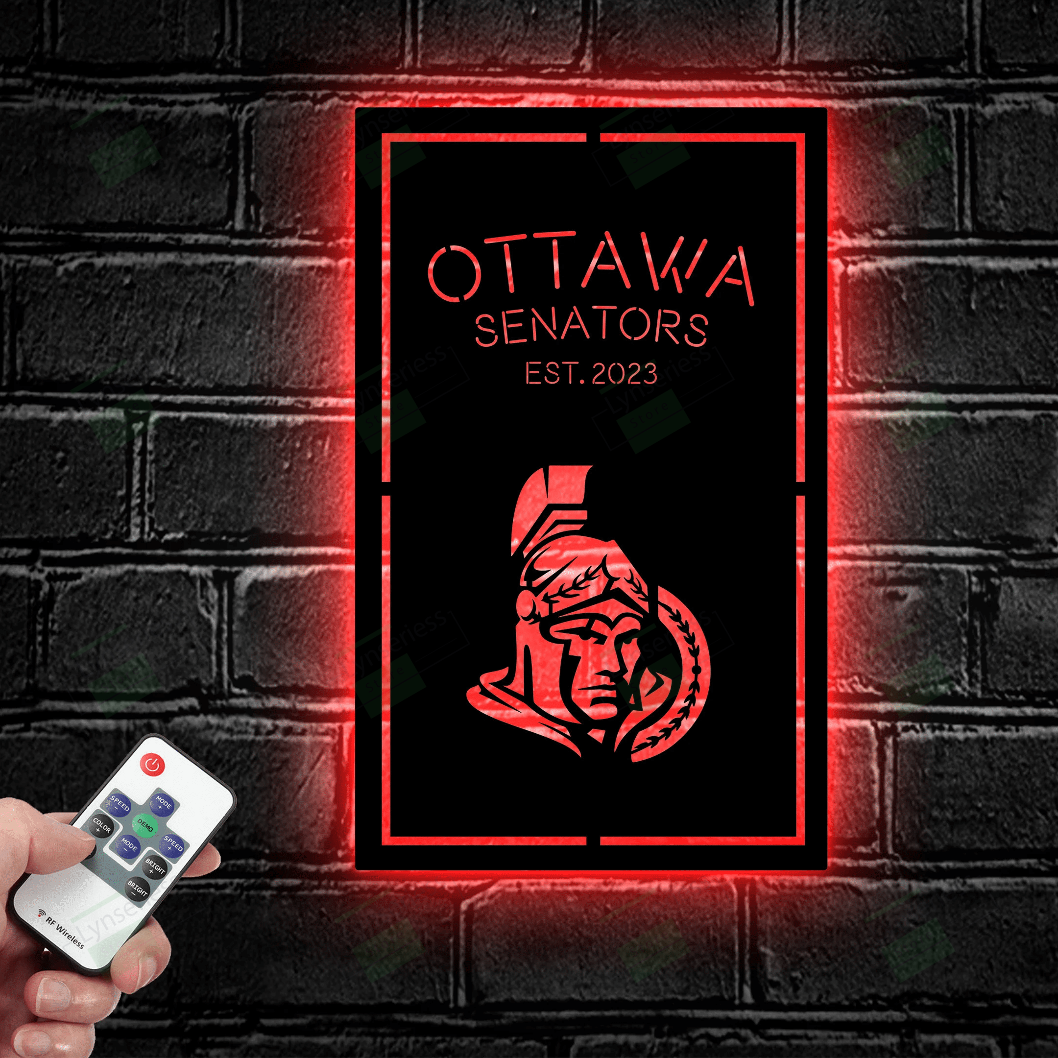 Custom Ottawa Senators Est. 1991 NHL Metal Sign – Led light sign