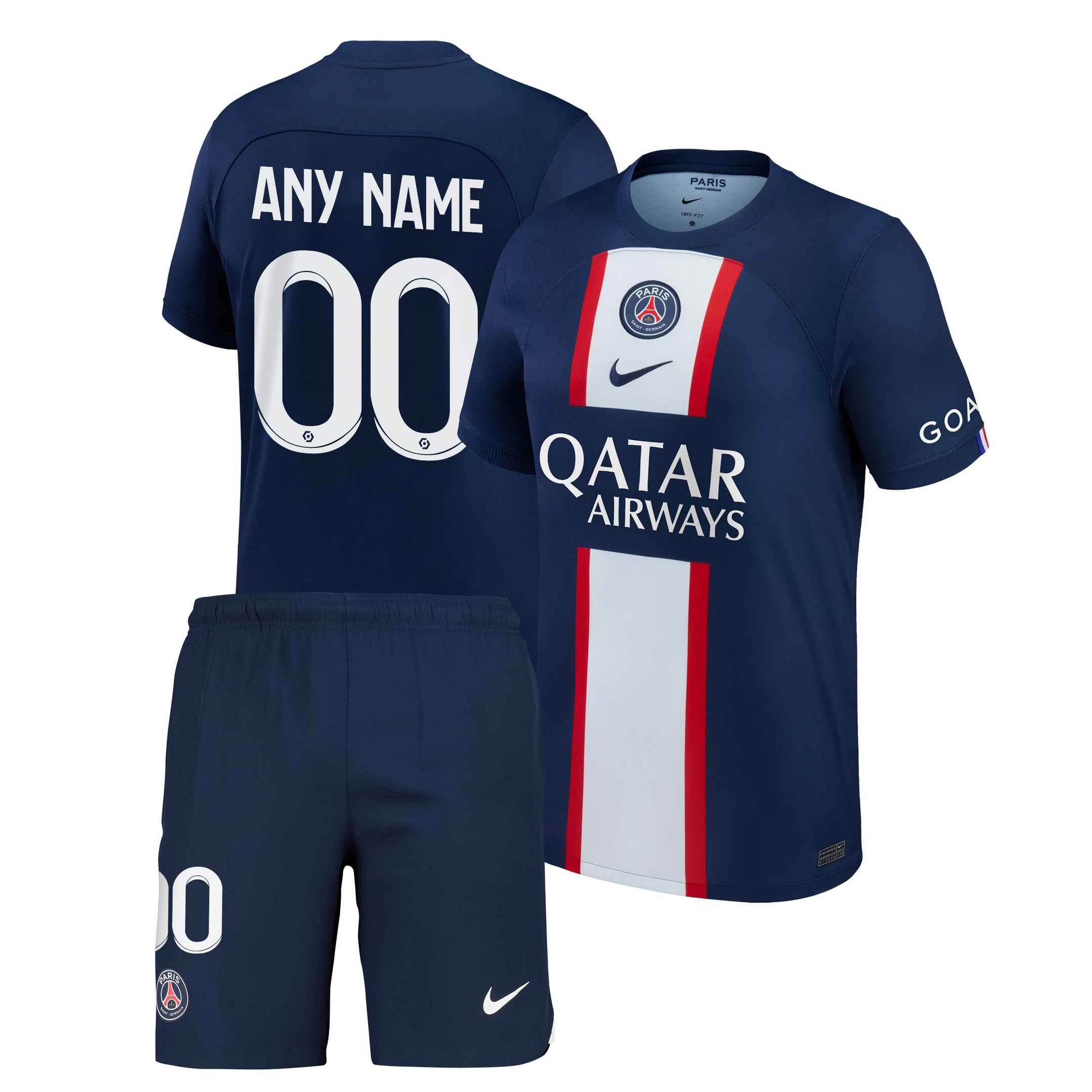 Custom Paris Saint-Germain Home Kit 2022-23 Men Soccer Jersey – Blue