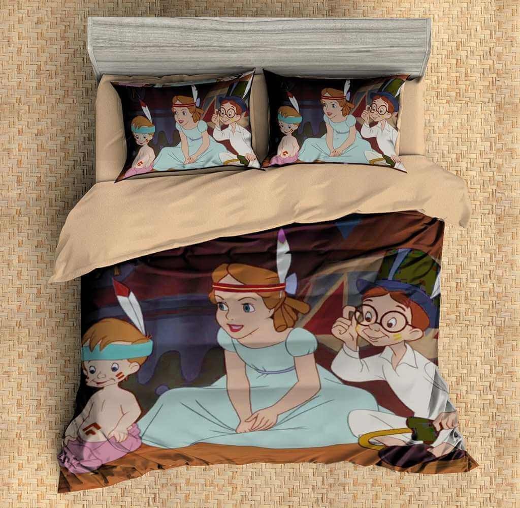 Custom Peter Pan 3D Duvet Cover Bedding Set