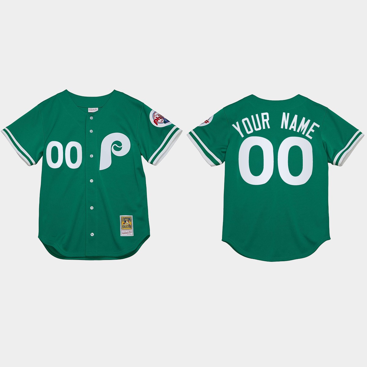 Custom Philadelphia Phillies St. Patrick's Day Jersey - Green