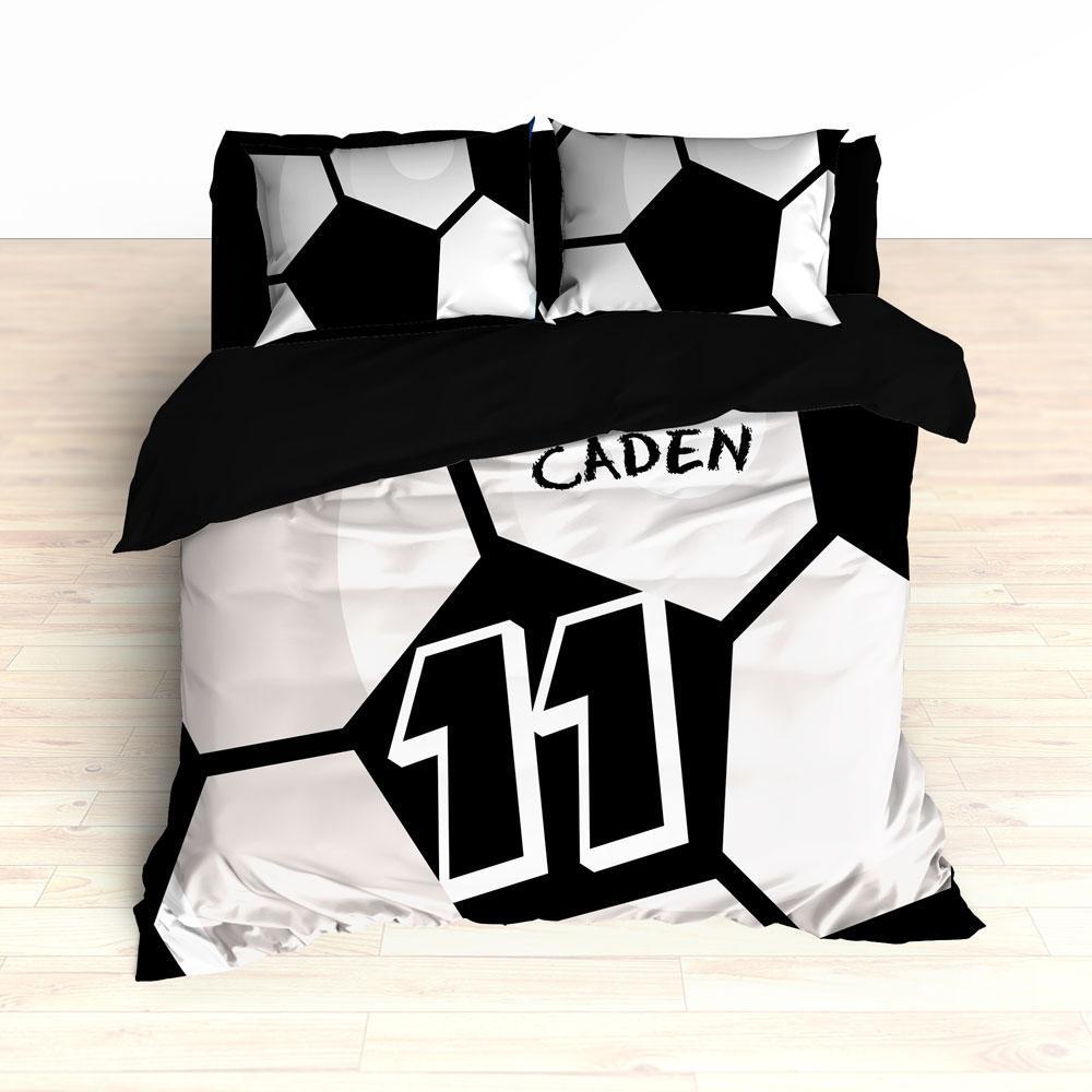 Custom Soccer Theme , Personalized S Duvet Cover Bedding Set
