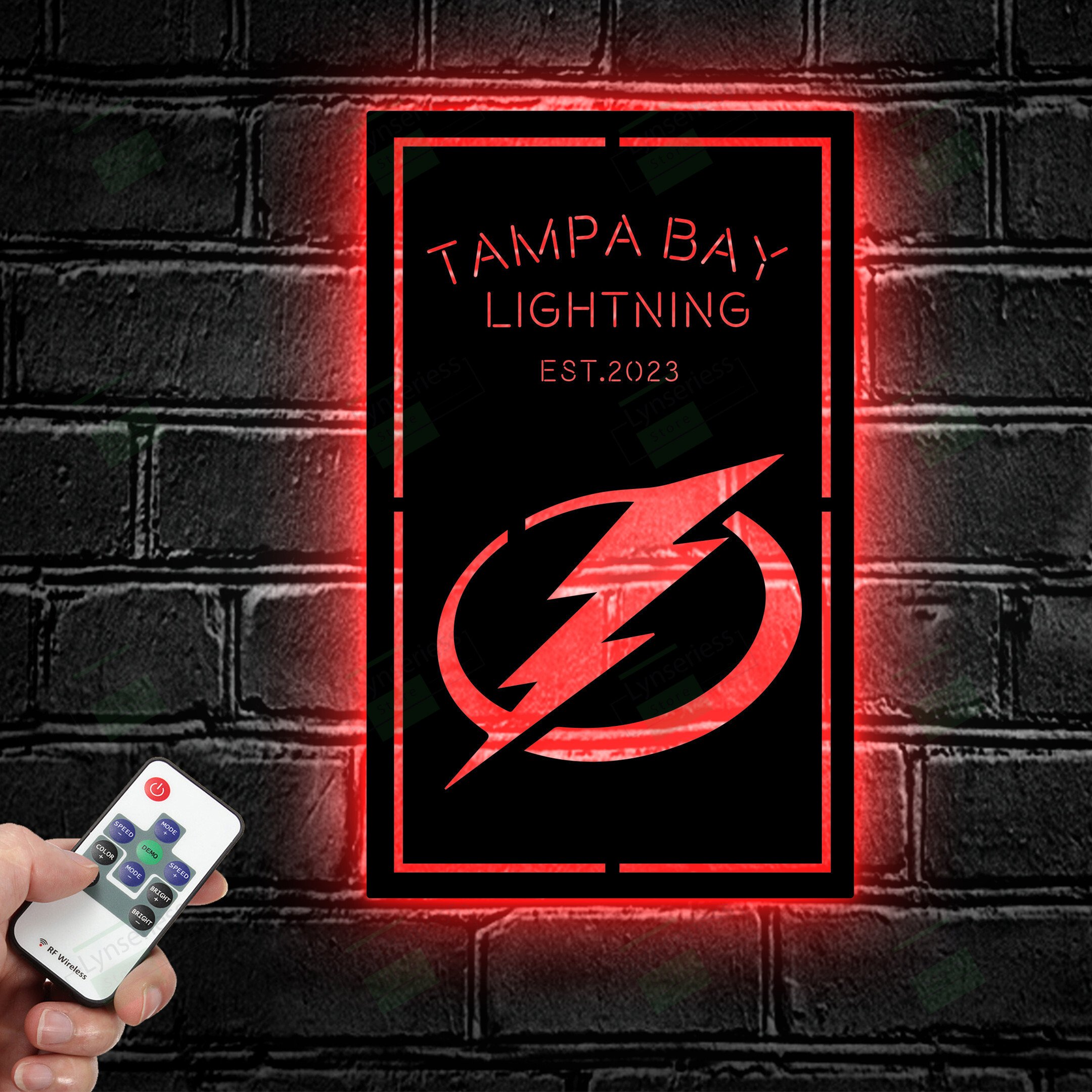 Custom Tampa Bay Lightning Metal Sign – Led light sign