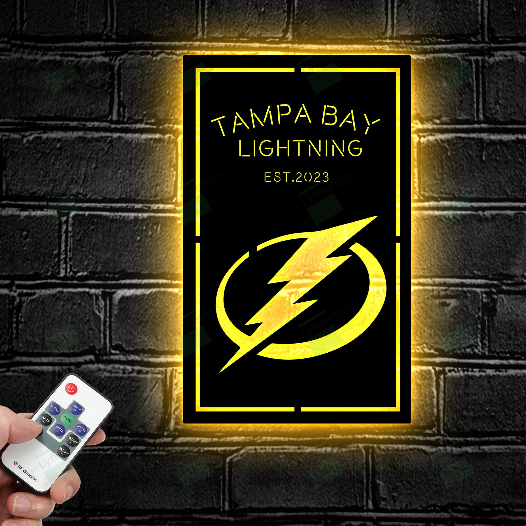 Custom Tampa Bay Lightning Metal Sign – Led light sign