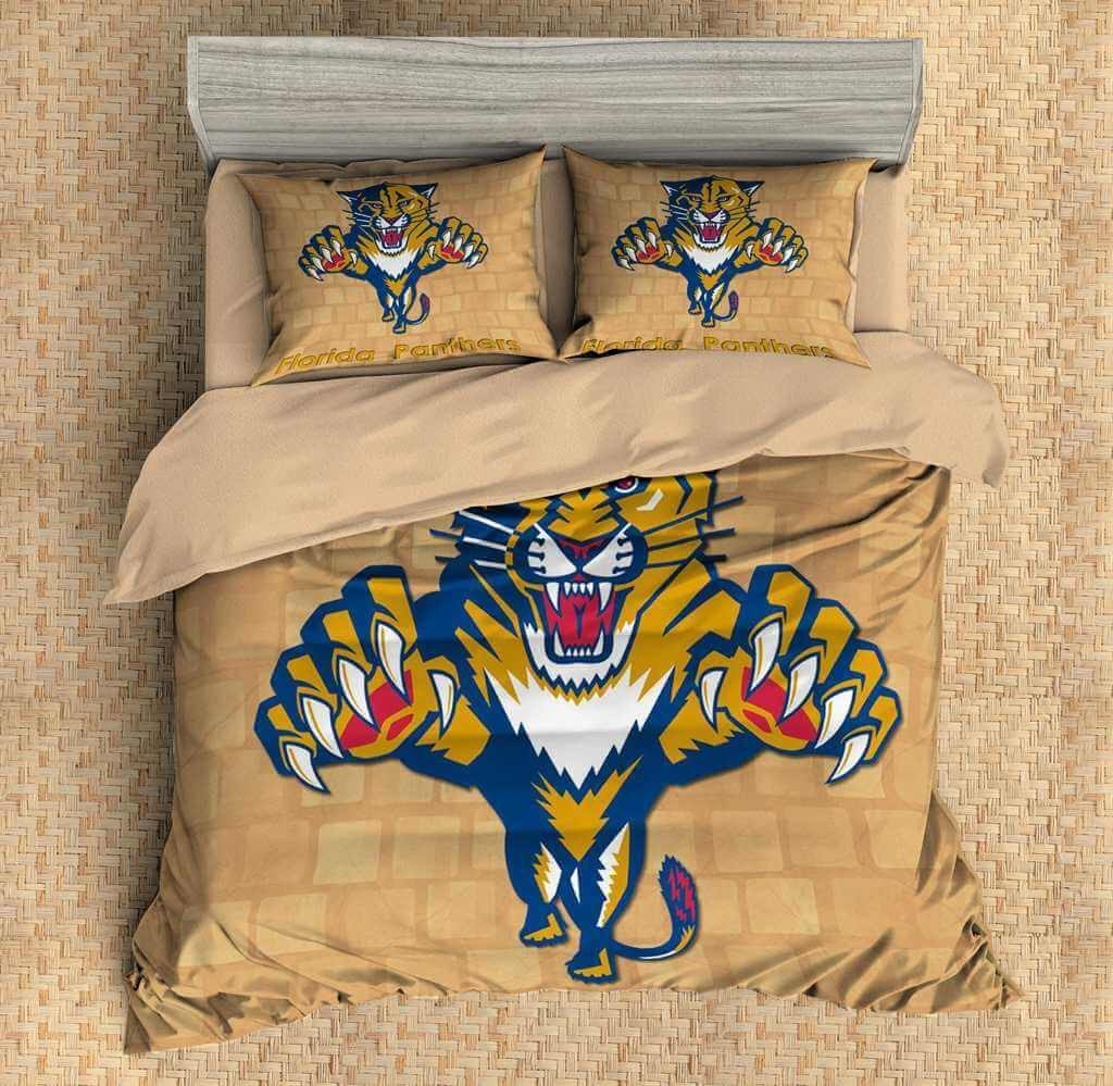 3D Florida Panthers Duvet Cover Bedding Set