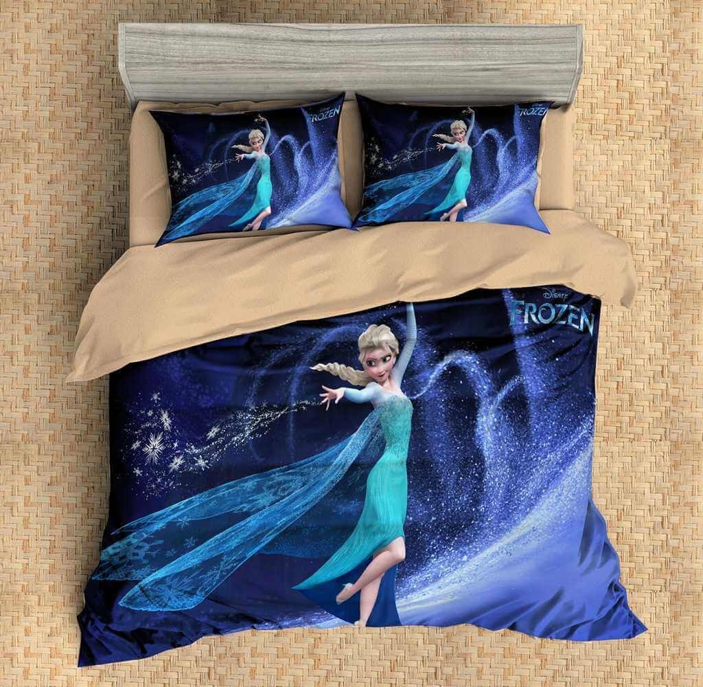 Customize Frozen Elsa Customized Duvet Cover Bedding Set