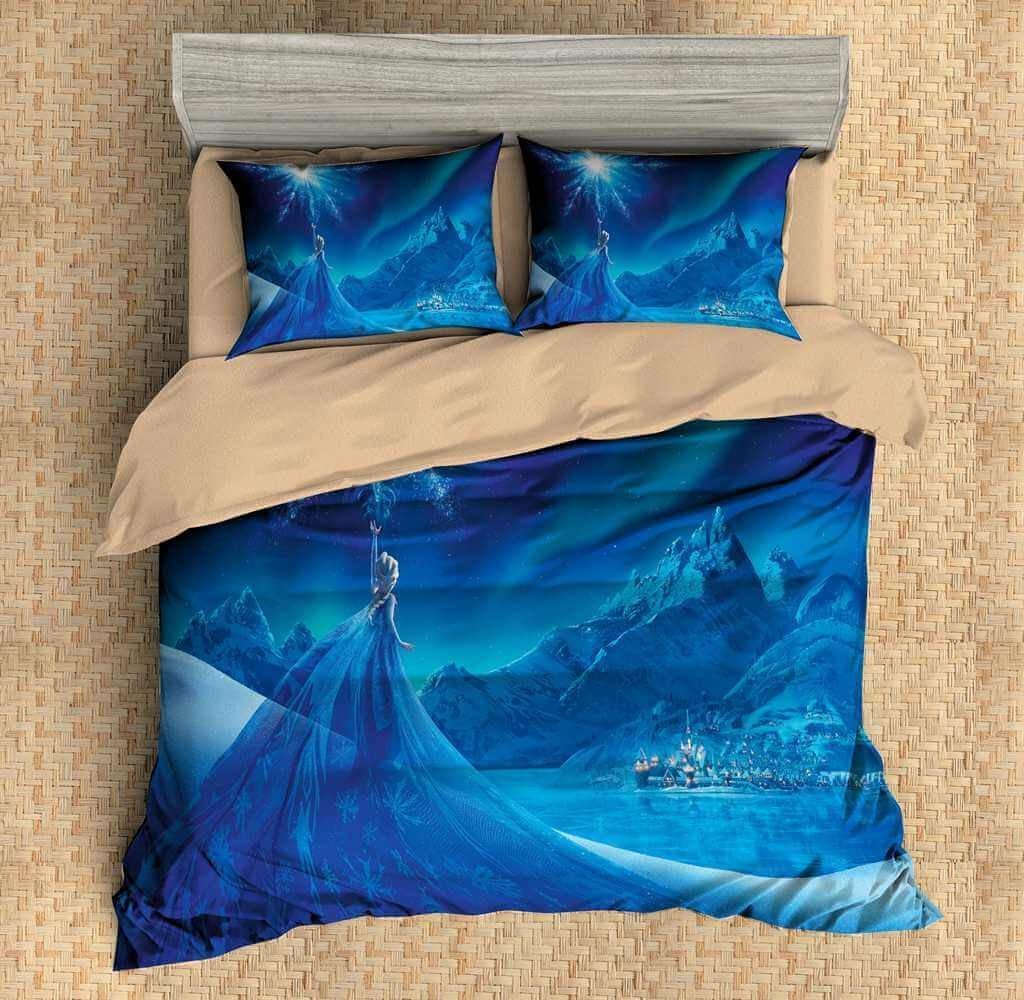 Customize Frozen Elsa Duvet Cover Bedding Set