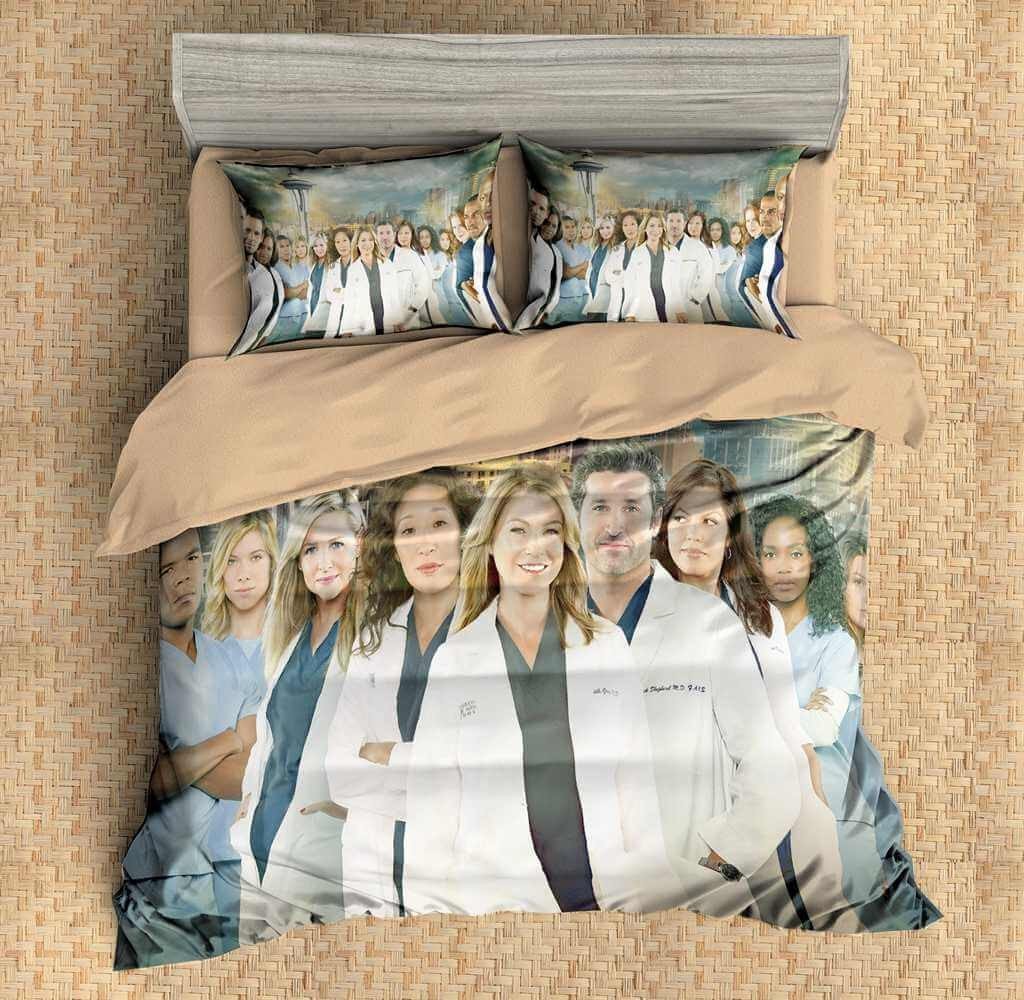 Customize Grey’S Anatomy Customized Duvet Cover Bedding Set