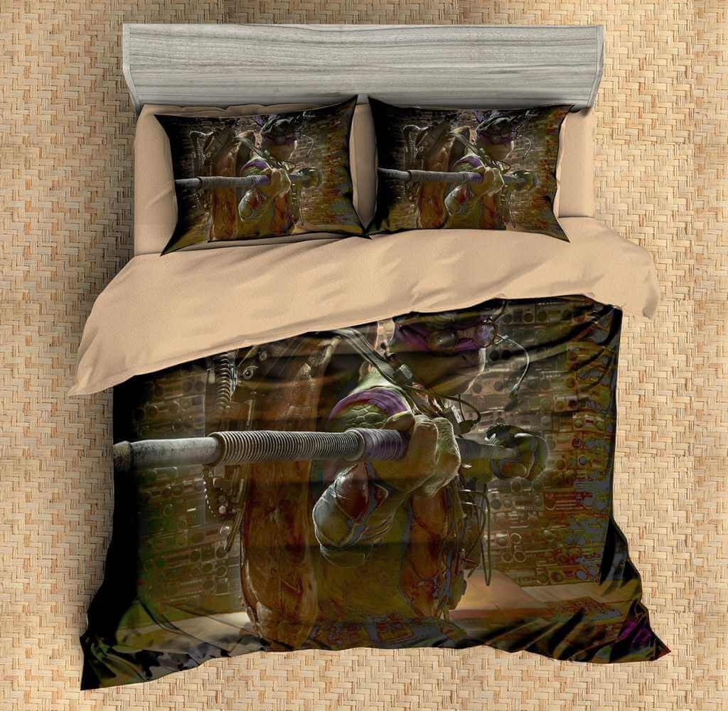 Customize Ninja Turtles Donatello Duvet Cover Bedding Set