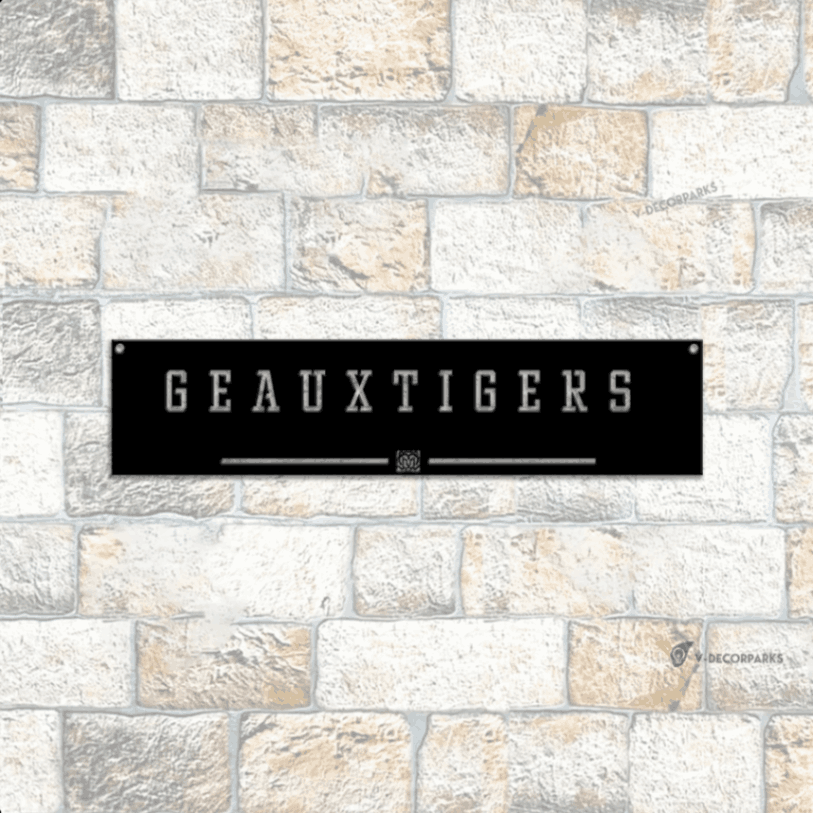 Customized Lsu Tigers Led Lights Sign, Lsu Tiger Football Sign, Louisiana Football Sign, Father’s Day Gift, Mancave, Tailgate Sign, Lsu Tailgate Sign