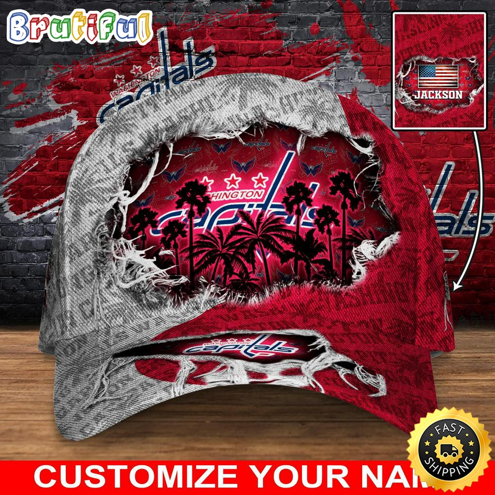 Customized NHL Washington Capitals Baseball Cap New Collection For Sports Fans