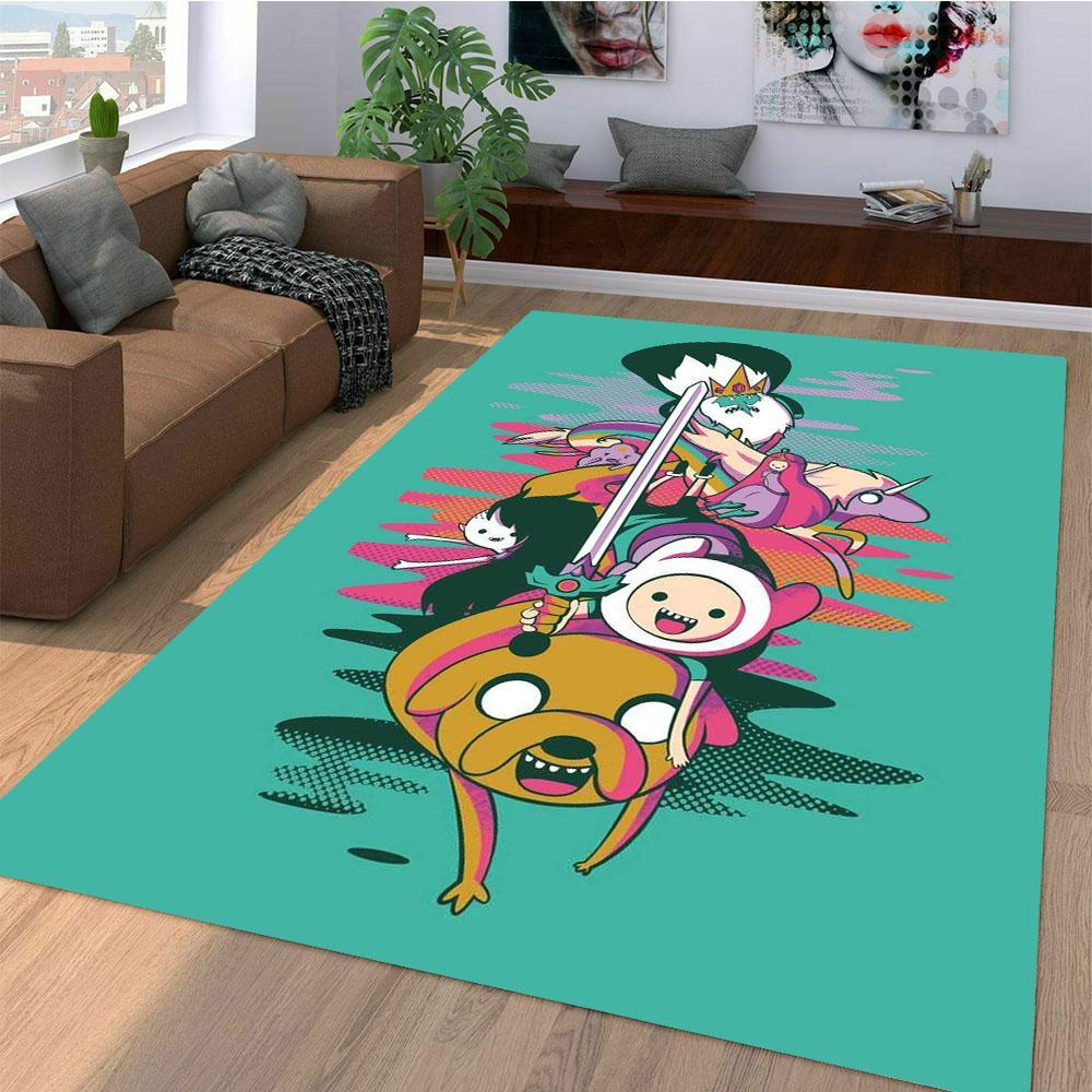 Cute Adventure Time Area Limited Edition Rectangle Rug