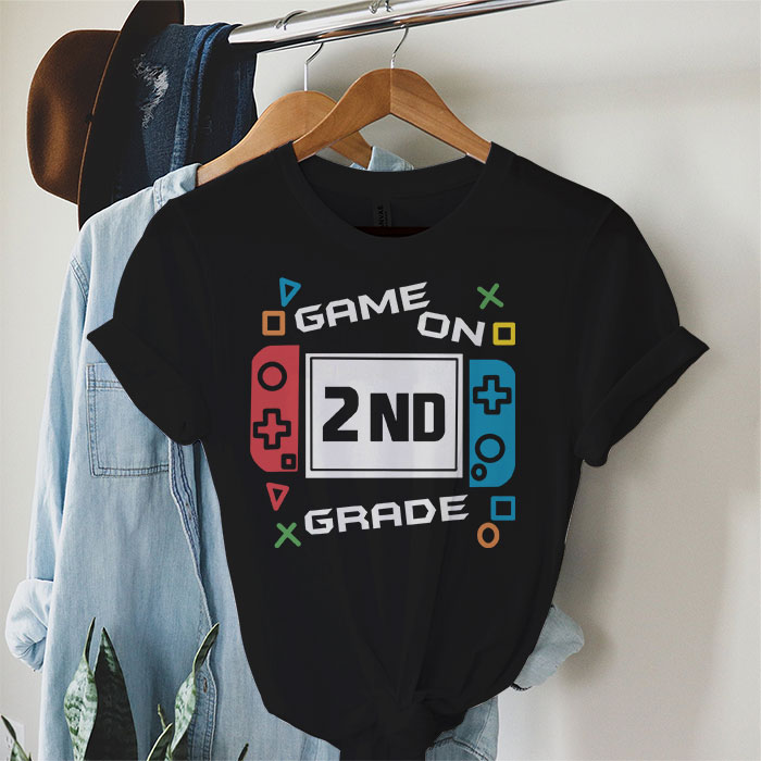 Cute Back To School Outfits Game On 2nd Grade Funny T-Shirt
