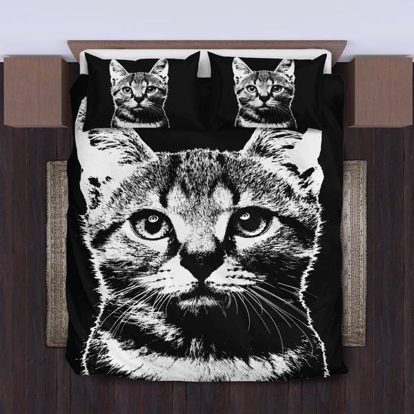 Cute Cat 1 Duvet Cover Bedding Set