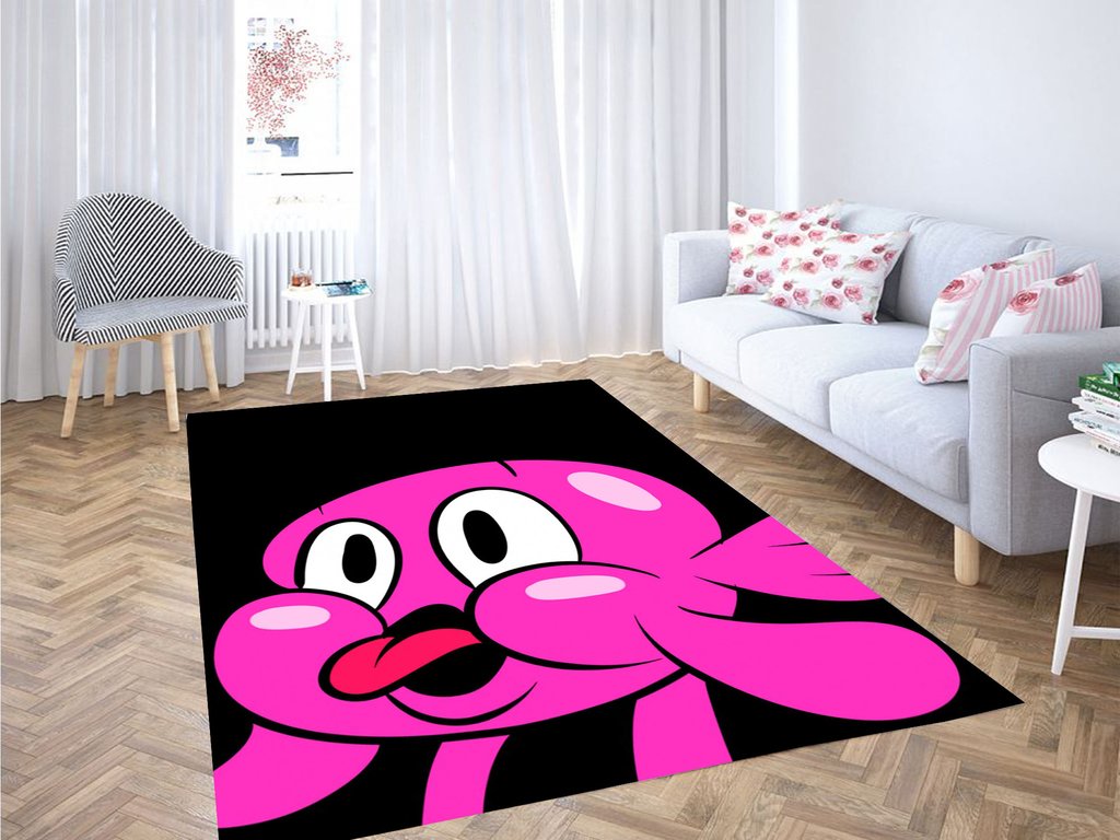 Cute Character Cartoon Network Living Room Modern Carpet Rectangle Rug