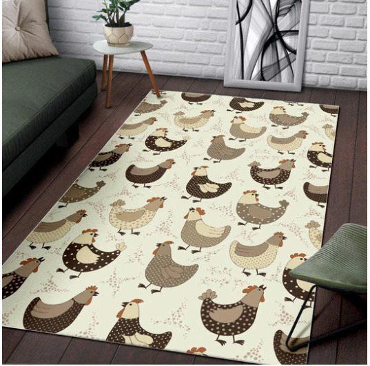 Cute Chicken Limited Edition Rectangle Rug