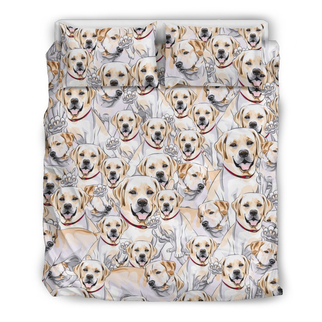 Cute Labrador R Riever 3D Customized Duvet Cover Bedding Set