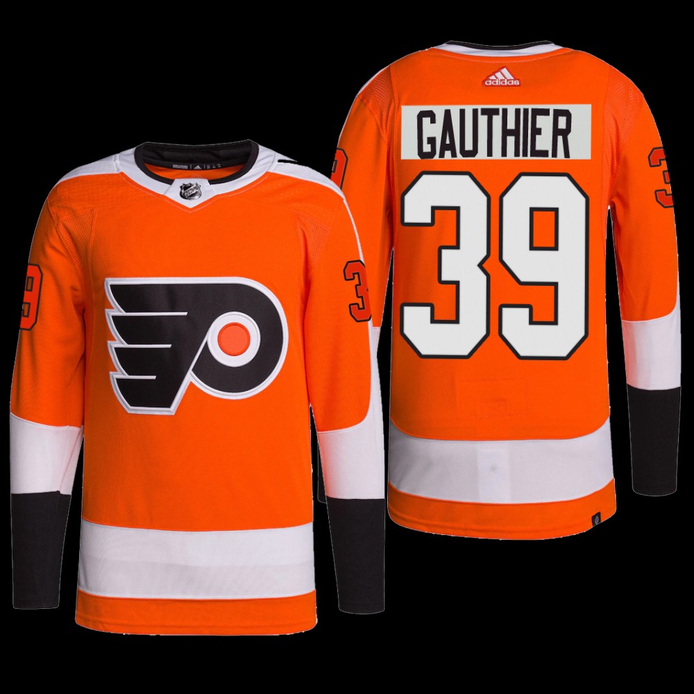 Cutter Gauthier Philadelphia Flyers Primegreen Jersey Orange #39 Home Uniform
