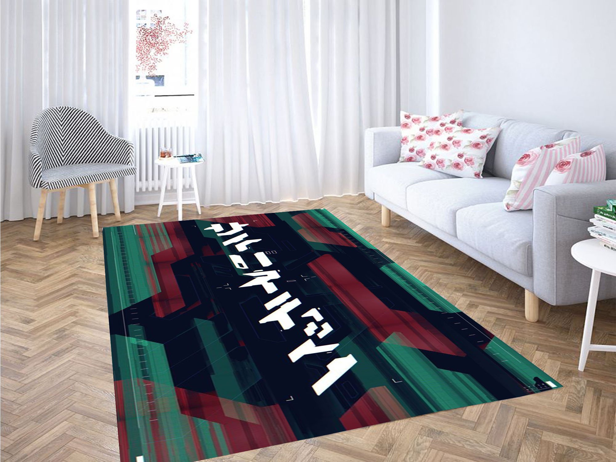 Cybernetic Wallpaper Carpet Rectangle Rug