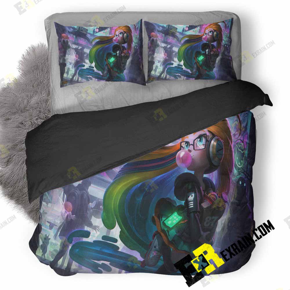 Cyberpop Zoe League Of Legends Z 3D Customized Duvet Cover Bedding Set