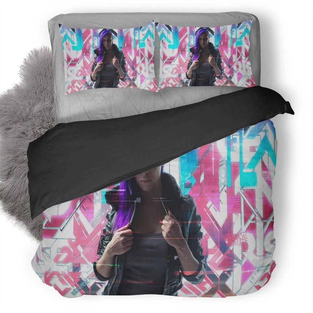 Cyberpunk 2077 22 3D Customized Duvet Cover Bedding Set