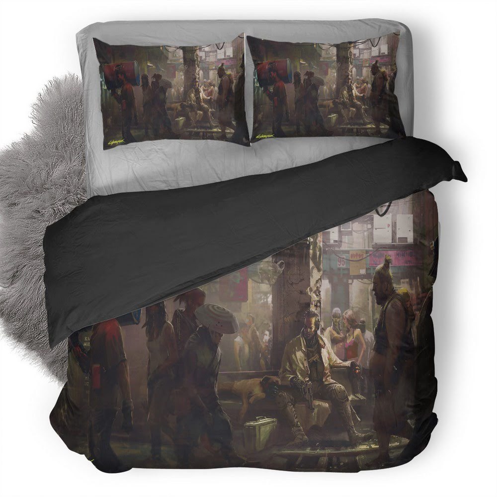 Cyberpunk 2077 23 3D Customized Duvet Cover Bedding Set