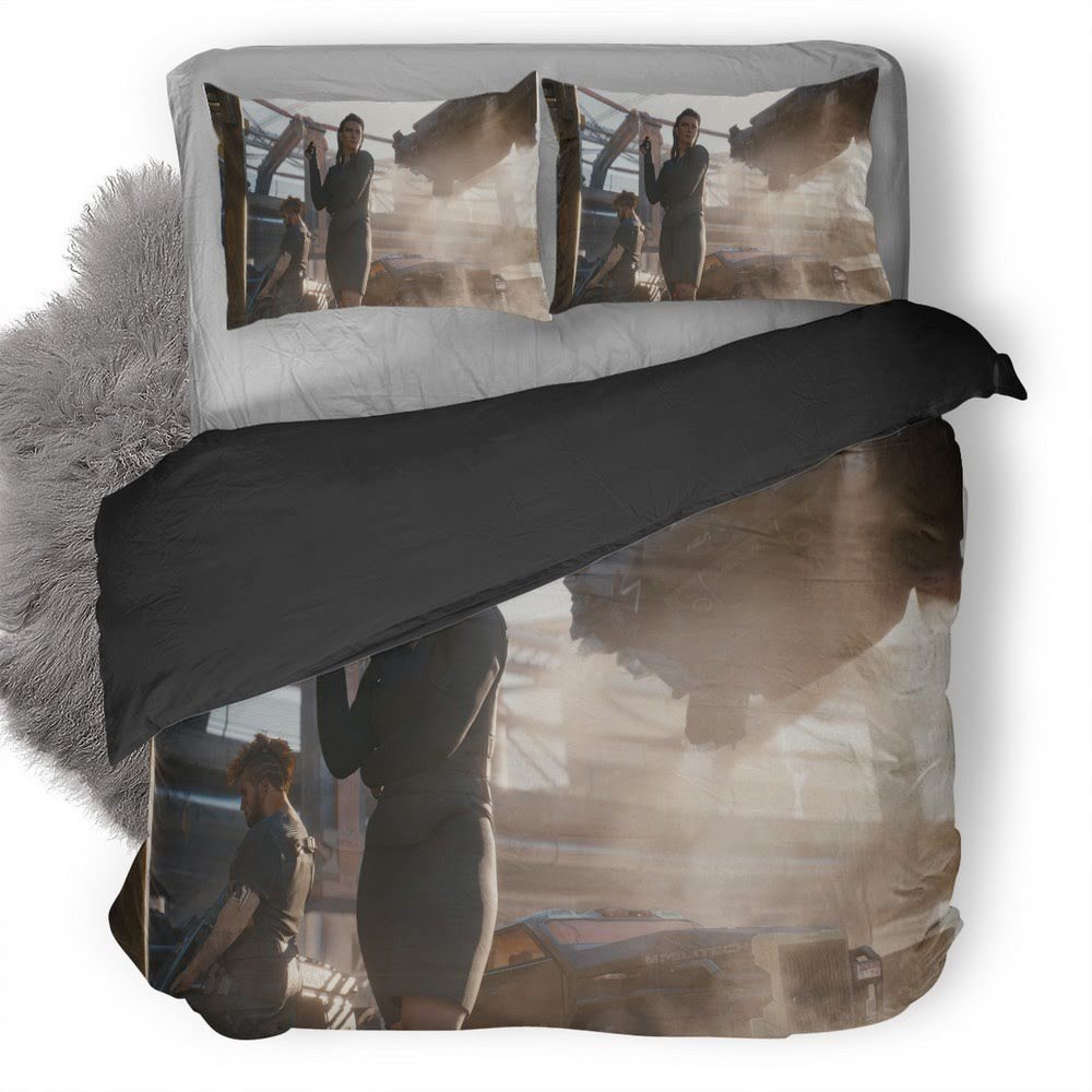 Cyberpunk 2077 33 3D Customized Duvet Cover Bedding Set