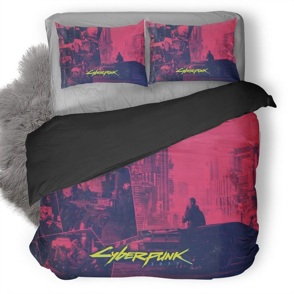 Cyberpunk 2077 36 3D Customized Duvet Cover Bedding Set