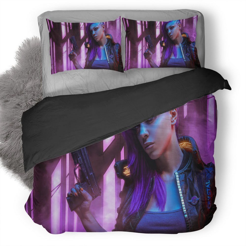 Cyberpunk 2077 3D Customized Duvet Cover Bedding Set