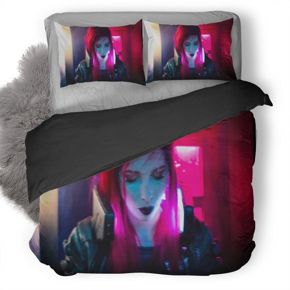 Cyberpunk 2077 Customized Duvet Cover Bedding Set
