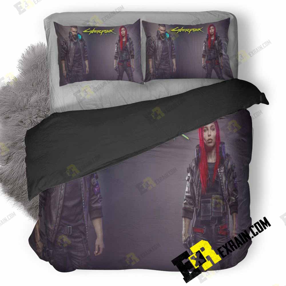 Cyberpunk 2077 Ea 3D Customized Duvet Cover Bedding Set