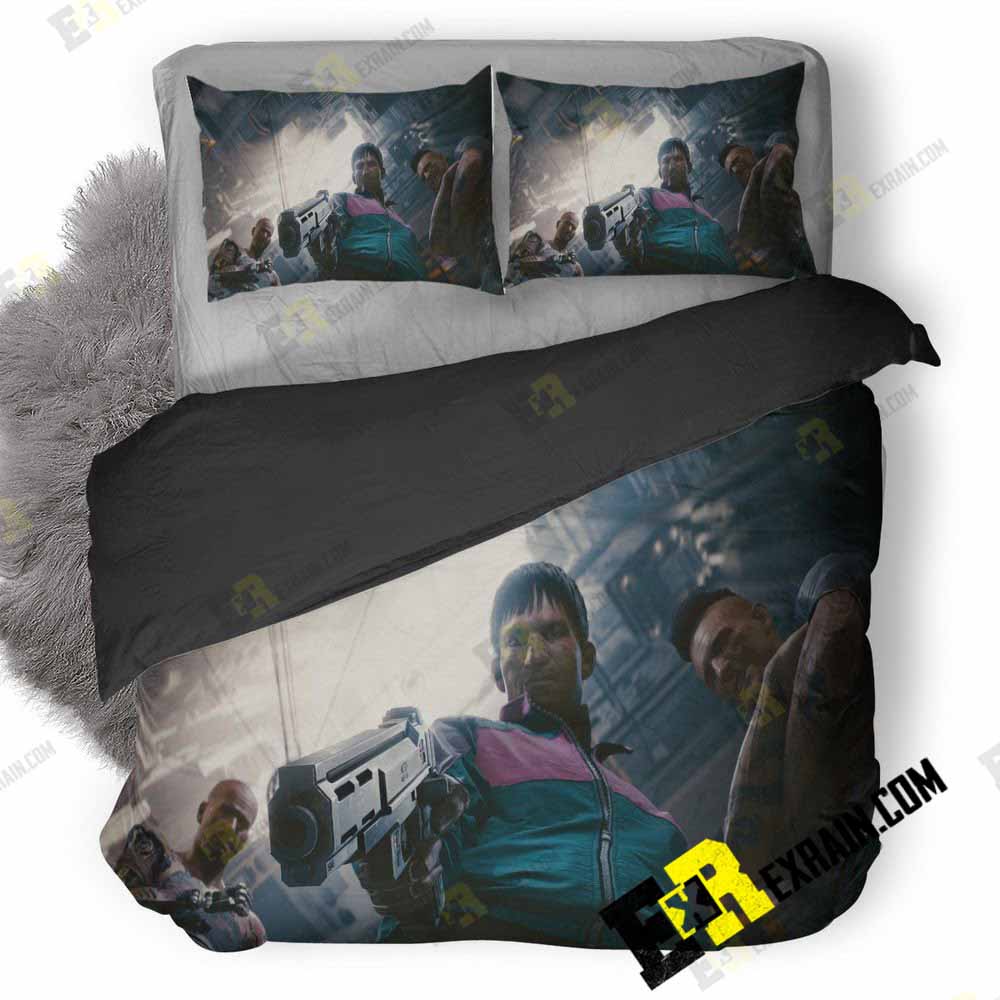 Cyberpunk 2077 Video Game 3D Customized Duvet Cover Bedding Set