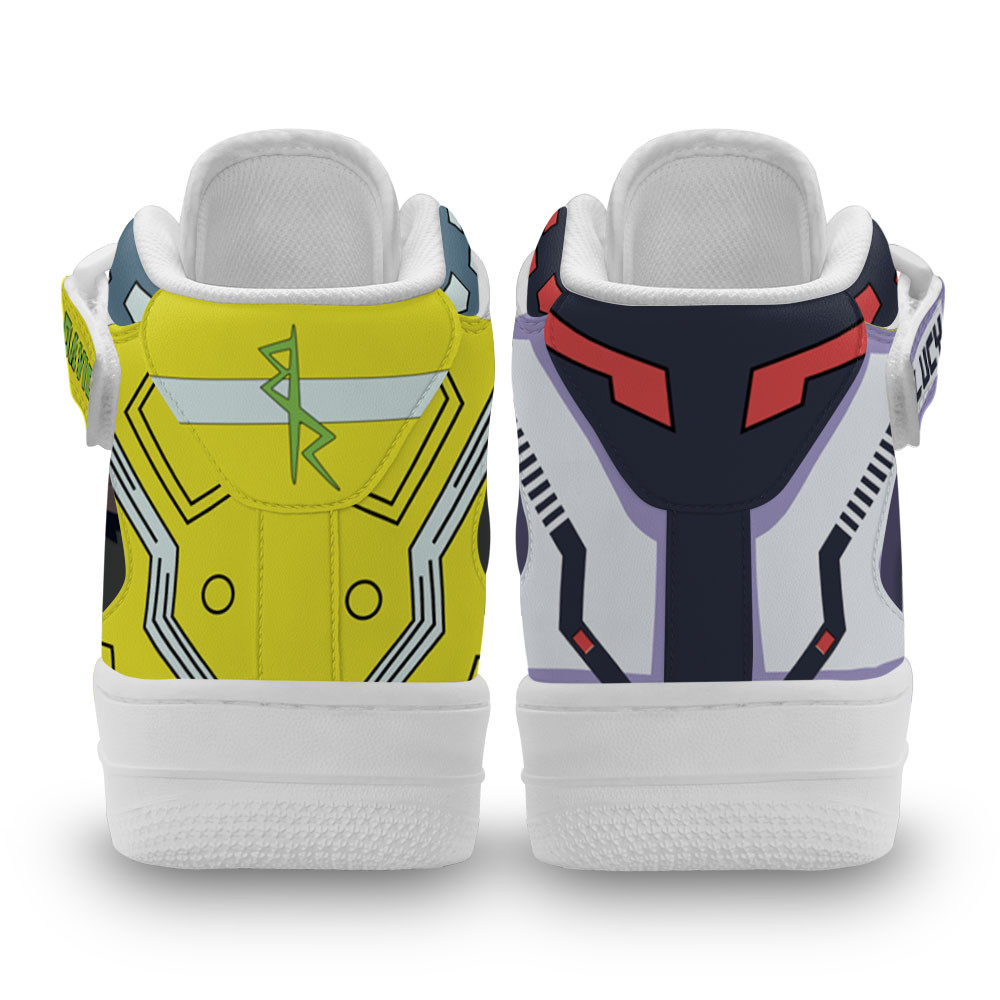 Cyberpunk Edgerunners David Martinez and Lucy Sneakers Air Mid Custom For Anime Fans