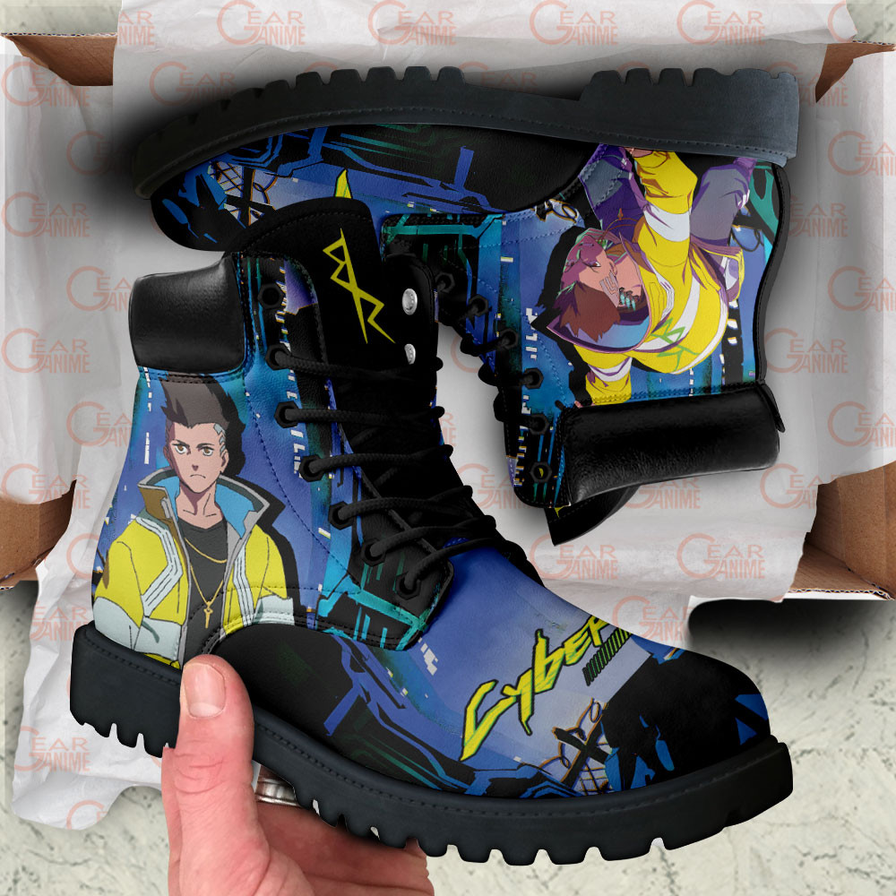 Cyberpunk Edgerunners David Martinez Boots Anime Custom Shoes