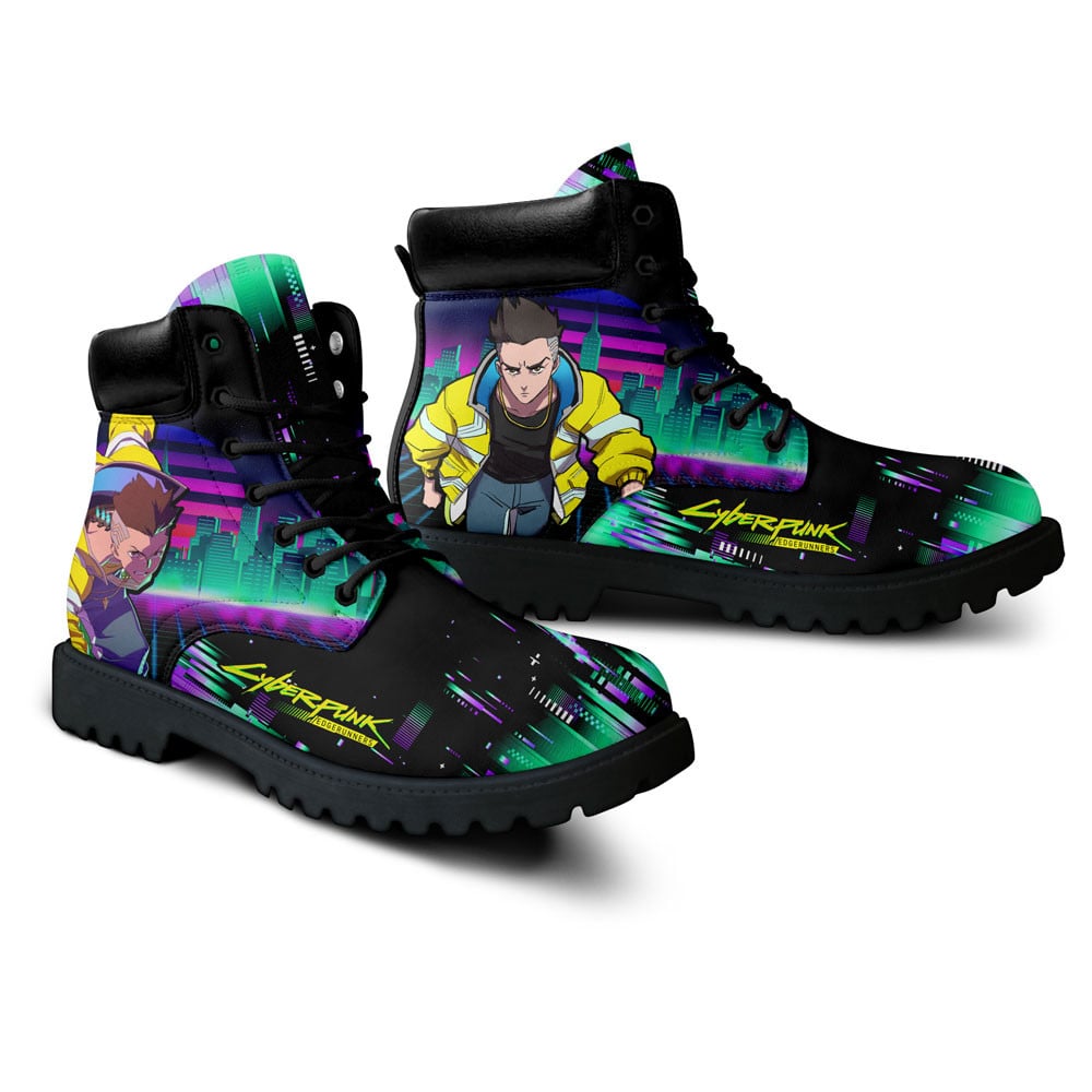 Cyberpunk Edgerunners David Martinez Boots Anime Custom Shoes