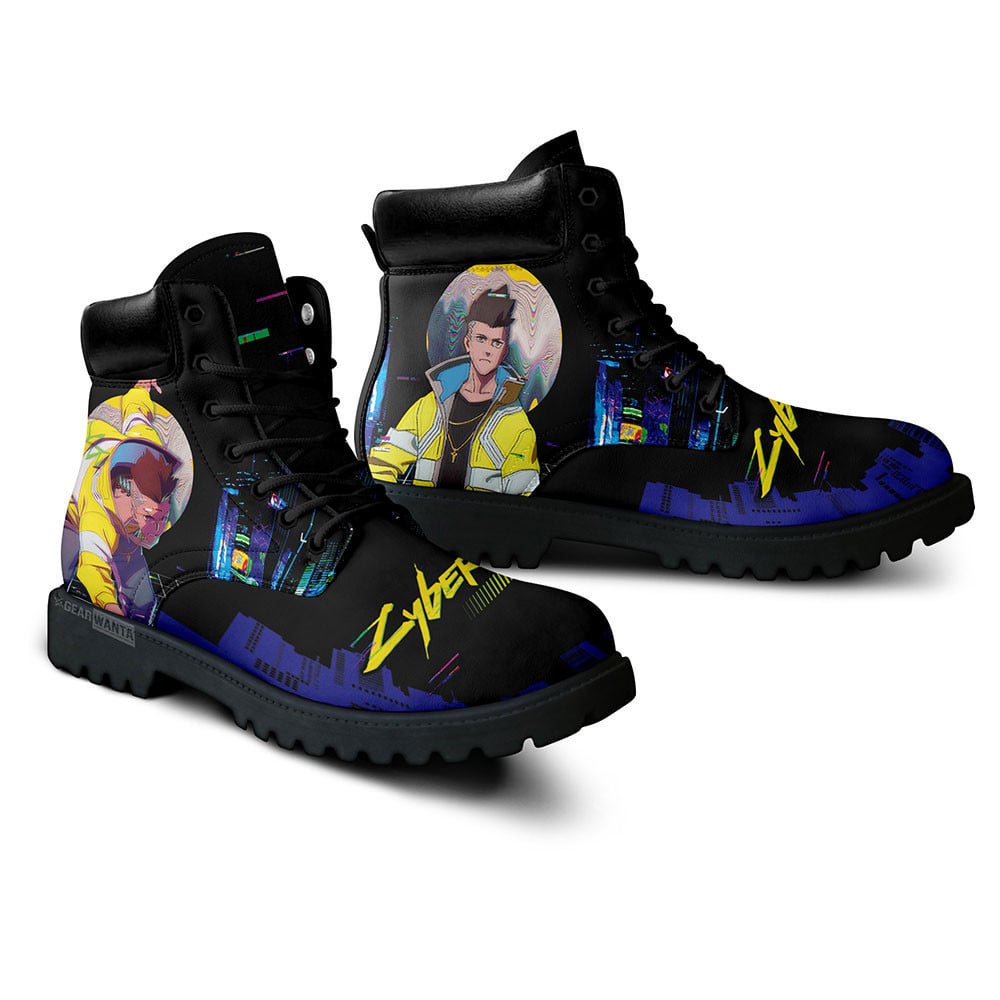 Cyberpunk Edgerunners David Martinez Boots Custom Anime Shoes