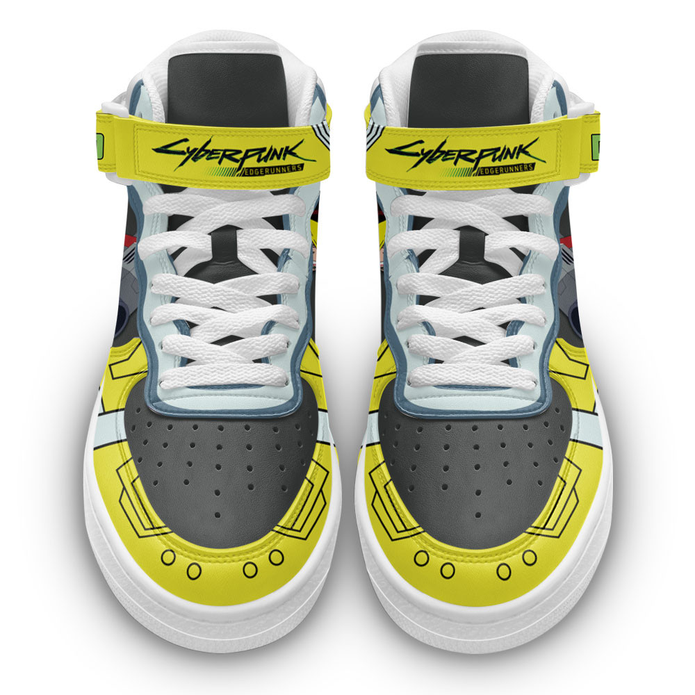 Cyberpunk Edgerunners David Martinez Sneakers Air Mid Custom For Anime Fans