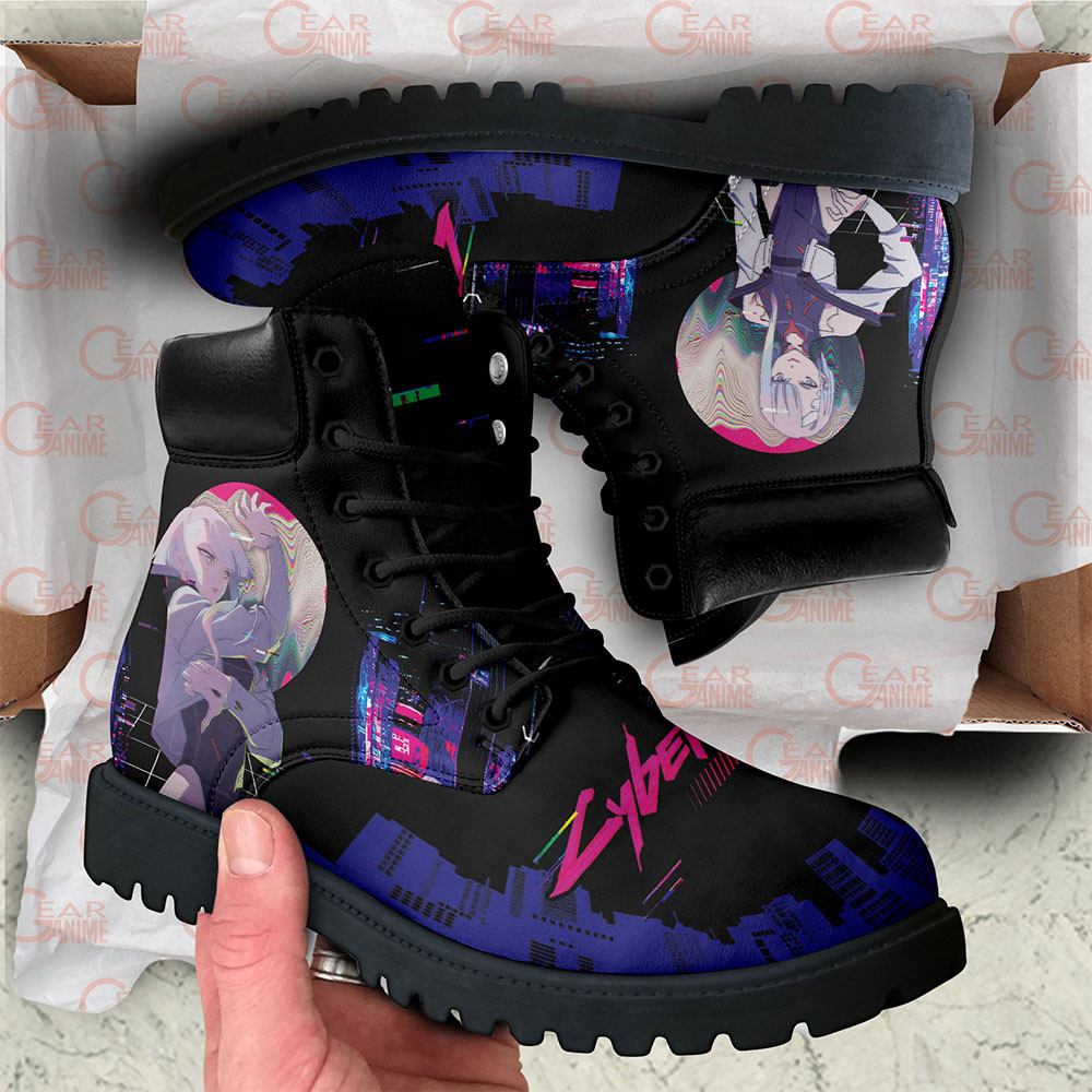 Cyberpunk Edgerunners Lucy Boots Custom Anime Shoes