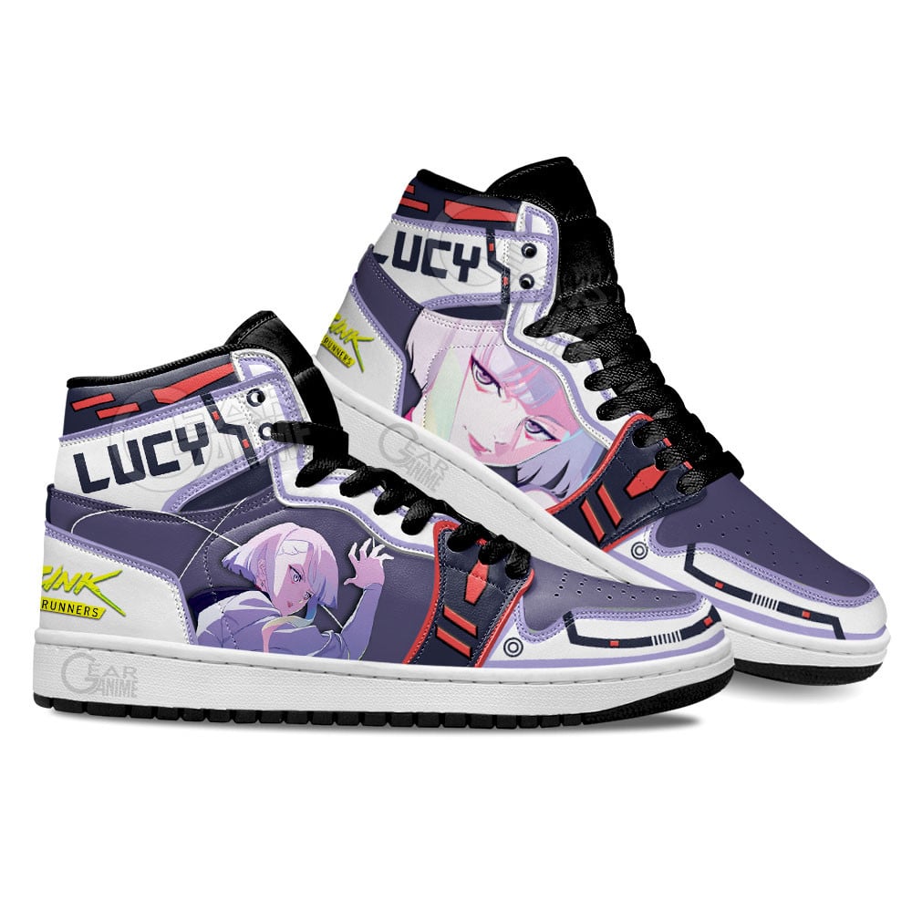 Cyberpunk Edgerunners Lucy Shoes For Anime Fans, Air Jordan Hightop