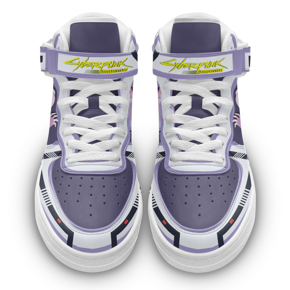 Cyberpunk Edgerunners Lucy Sneakers Air Mid Custom For Anime Fans