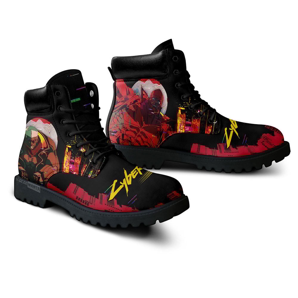Cyberpunk Edgerunners Maine Boots Custom Anime Shoes