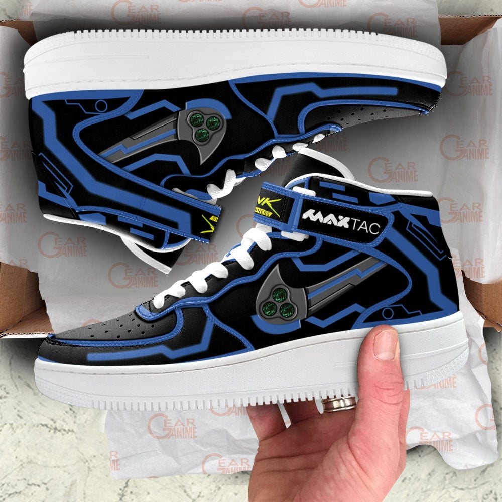 Cyberpunk Edgerunners Maxtac Custom Anime Sneakers Air Mid