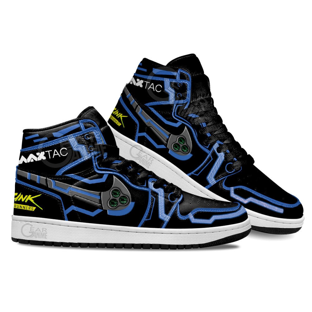 Cyberpunk Edgerunners Maxtac Shoes For Anime Fans, Air Jordan Hightop