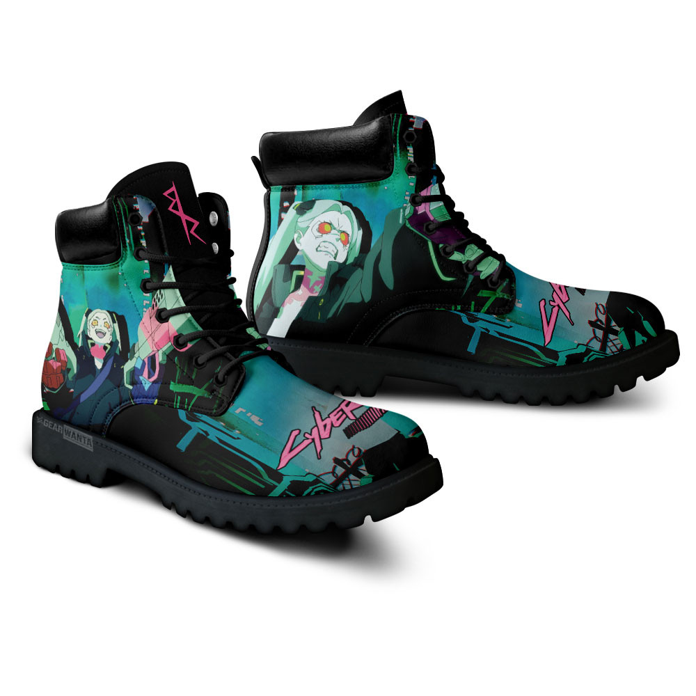 Cyberpunk Edgerunners Rebecca Boots Anime Custom Shoes