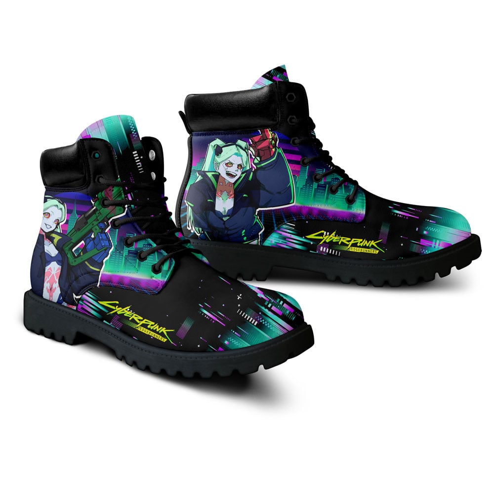 Cyberpunk Edgerunners Rebecca Boots Anime Custom Shoes